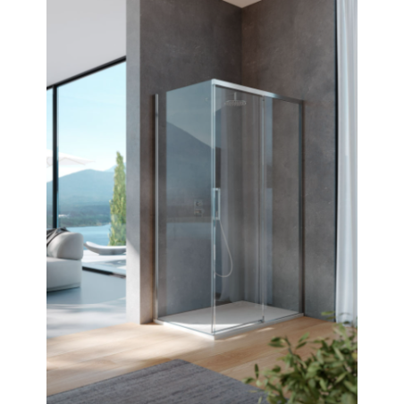 Box doccia 70x120 Cromo apertura Destra