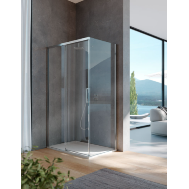 Box doccia 70x120 Cromo apertura Sinistra