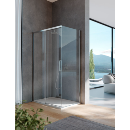 Box doccia 70x120 Cromo apertura Sinistra