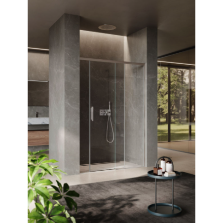 Porta scorrevole 140 Cromo apertura Destra