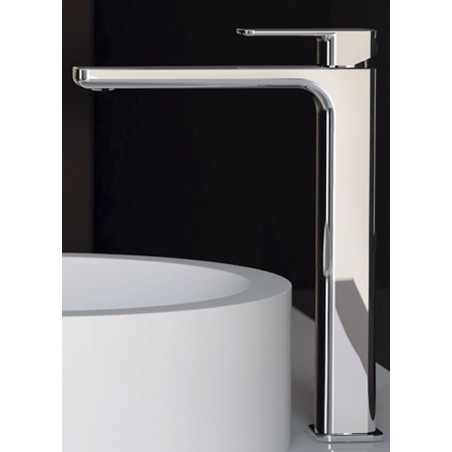 EURORAMA Miscelatore lavabo alto TONO con piletta click clak cromo