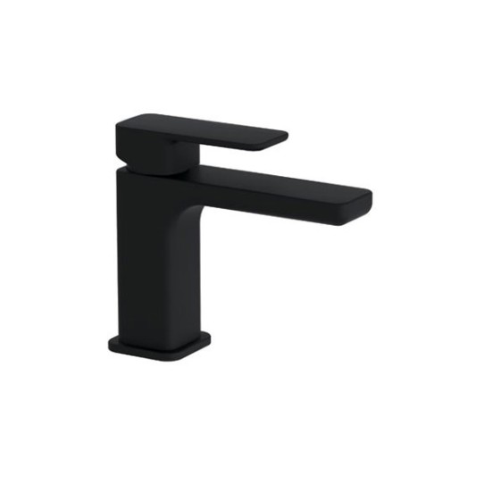EURORAMA Miscelatore lavabo TONO con piletta click clak nero