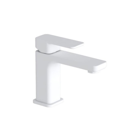 EURORAMA Miscelatore lavabo TONO con piletta click clak bianco