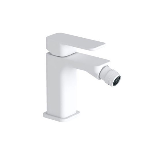 EURORAMA Miscelatore bidet TONO con piletta click clak bianco