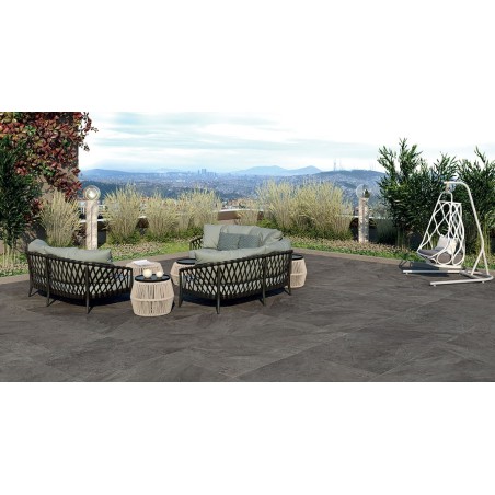 Castelvetro Slate Antracite 60x60 R10 20mm