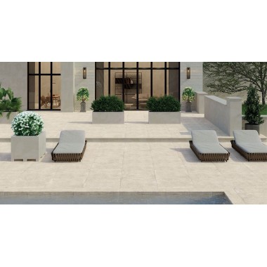 Castelvetro Konkrete Bianco 60x60 R10 20mm 2